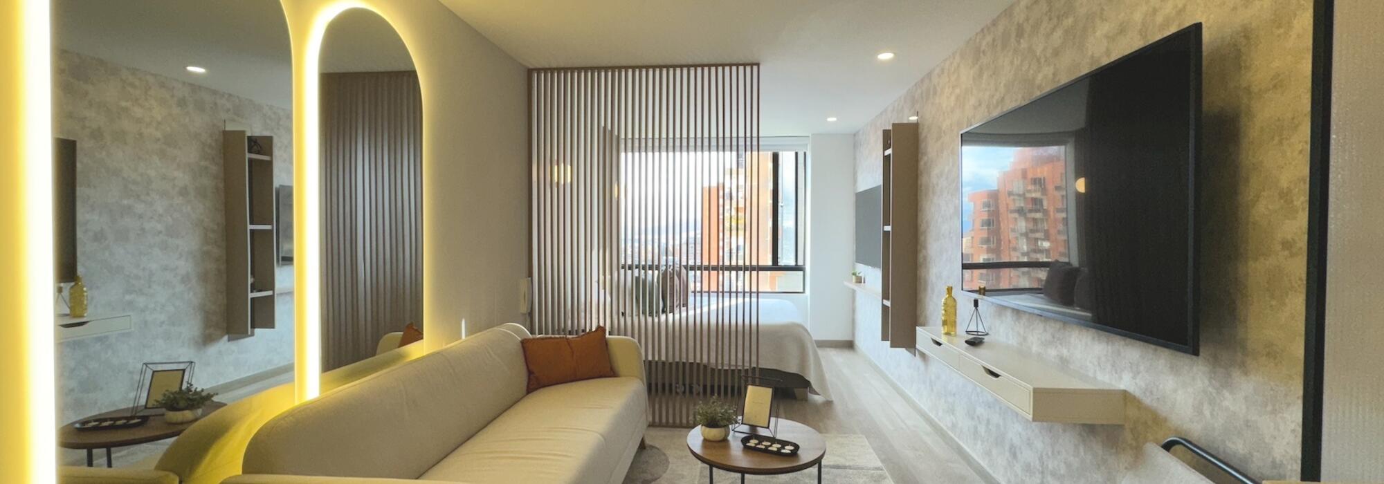Apartamento en arriendo amoblado o sin amoblar en Chapinero